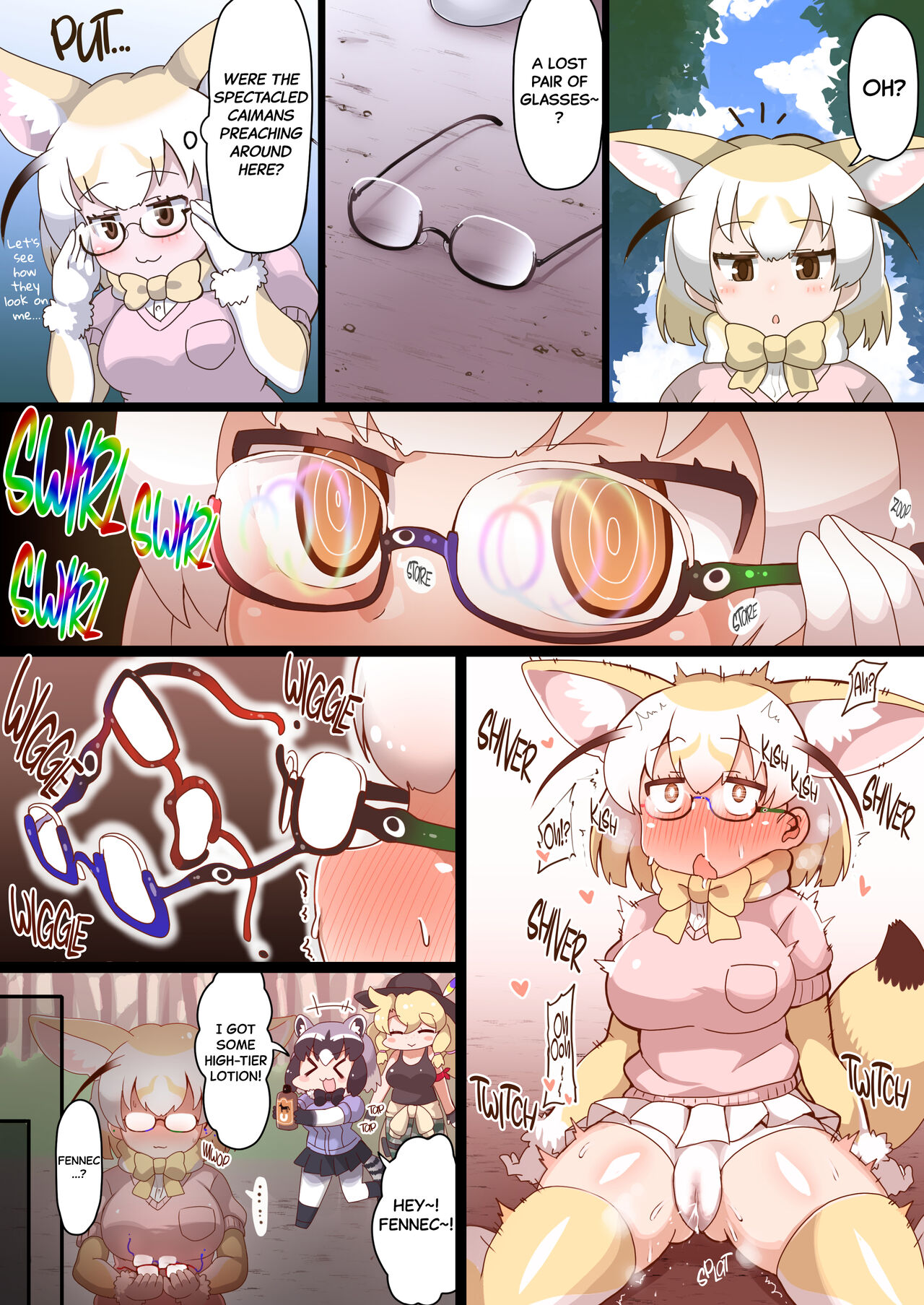 Saimin Fennec, Araiguma, Calenda no 3P (Kemono Friends) [English] [Black Grimoires]