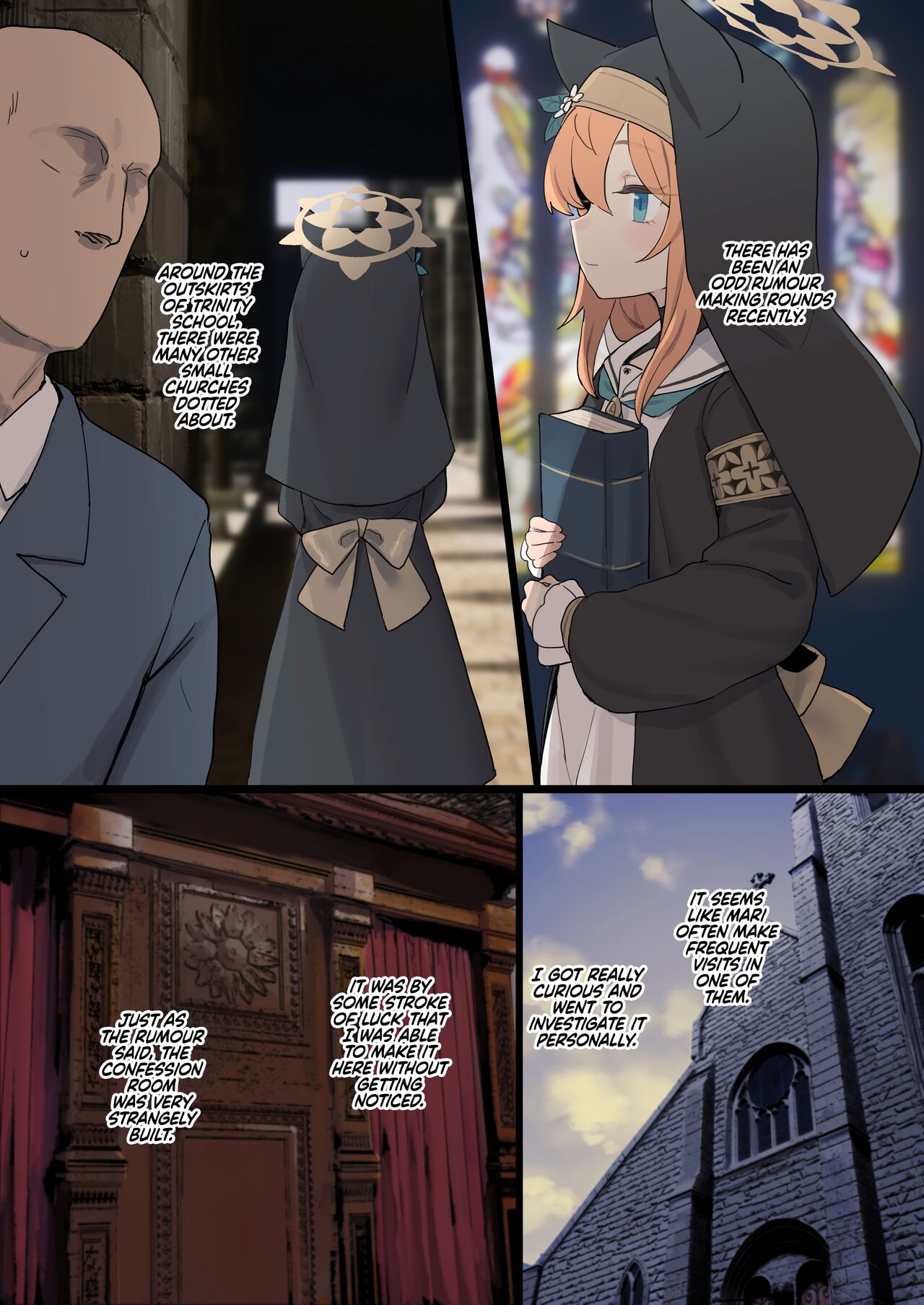 Mari no Uwasa | Mari's Rumor (Blue Archive) [English] [ShinkaiShoujo]