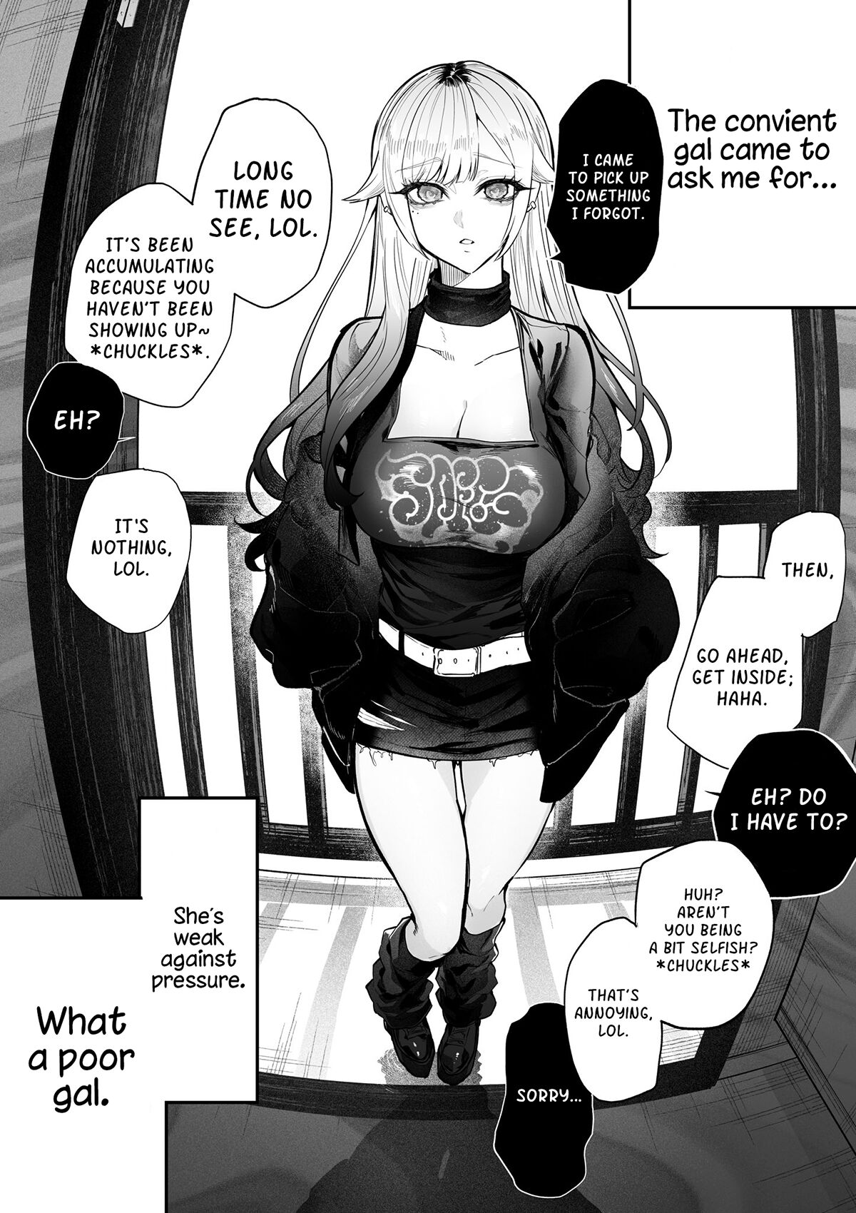 The Day I Decided to Make My Cheeky Gyaru Sister Understand in My Own Way (Chapter 3) - The Convenient Gal [Luigiymario2]