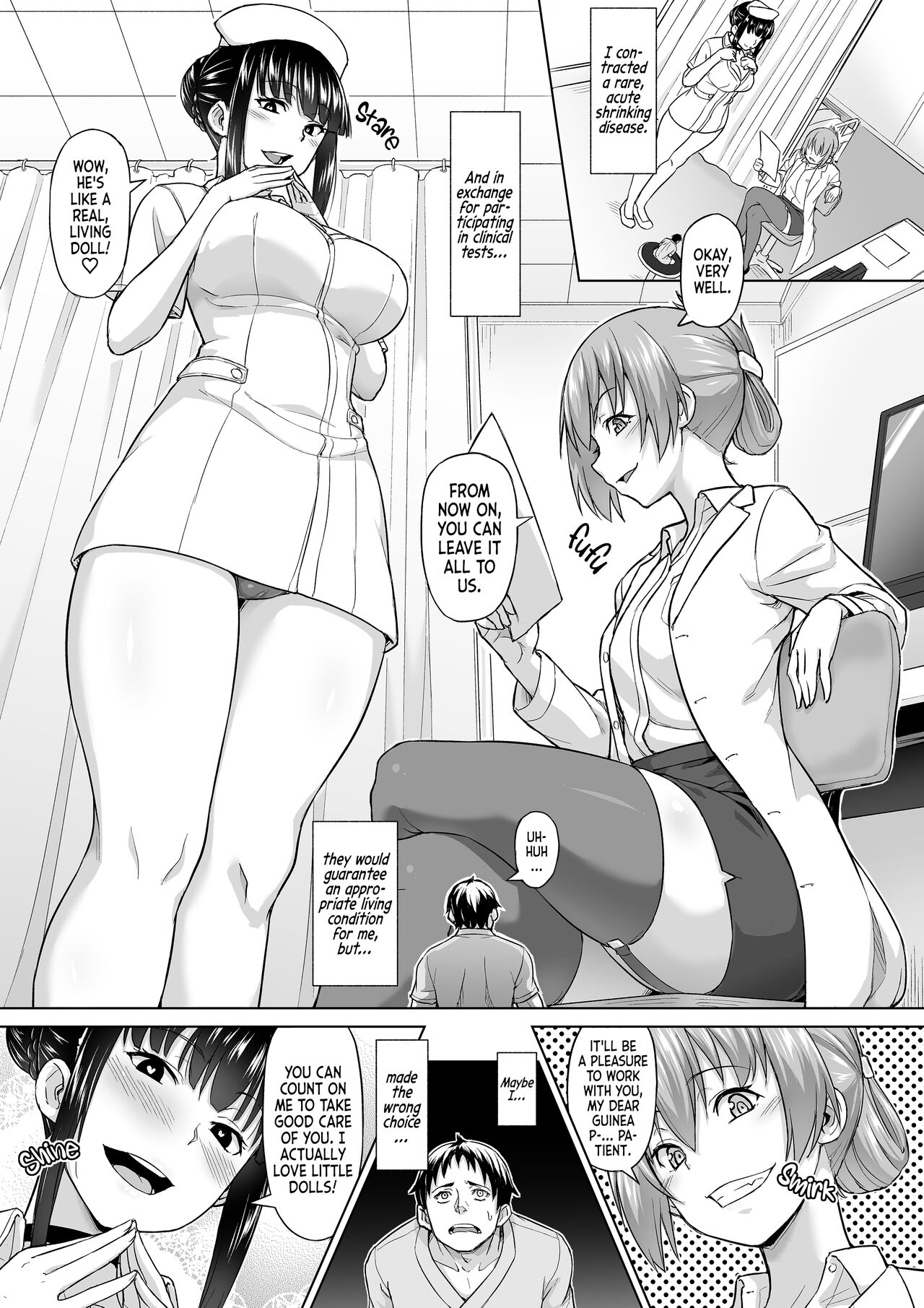 Shukushou Byoutou 24-ji | Shrinking Disease Ward 24-hours (Microne Magazine Vol. 60) [English] [Decensored]