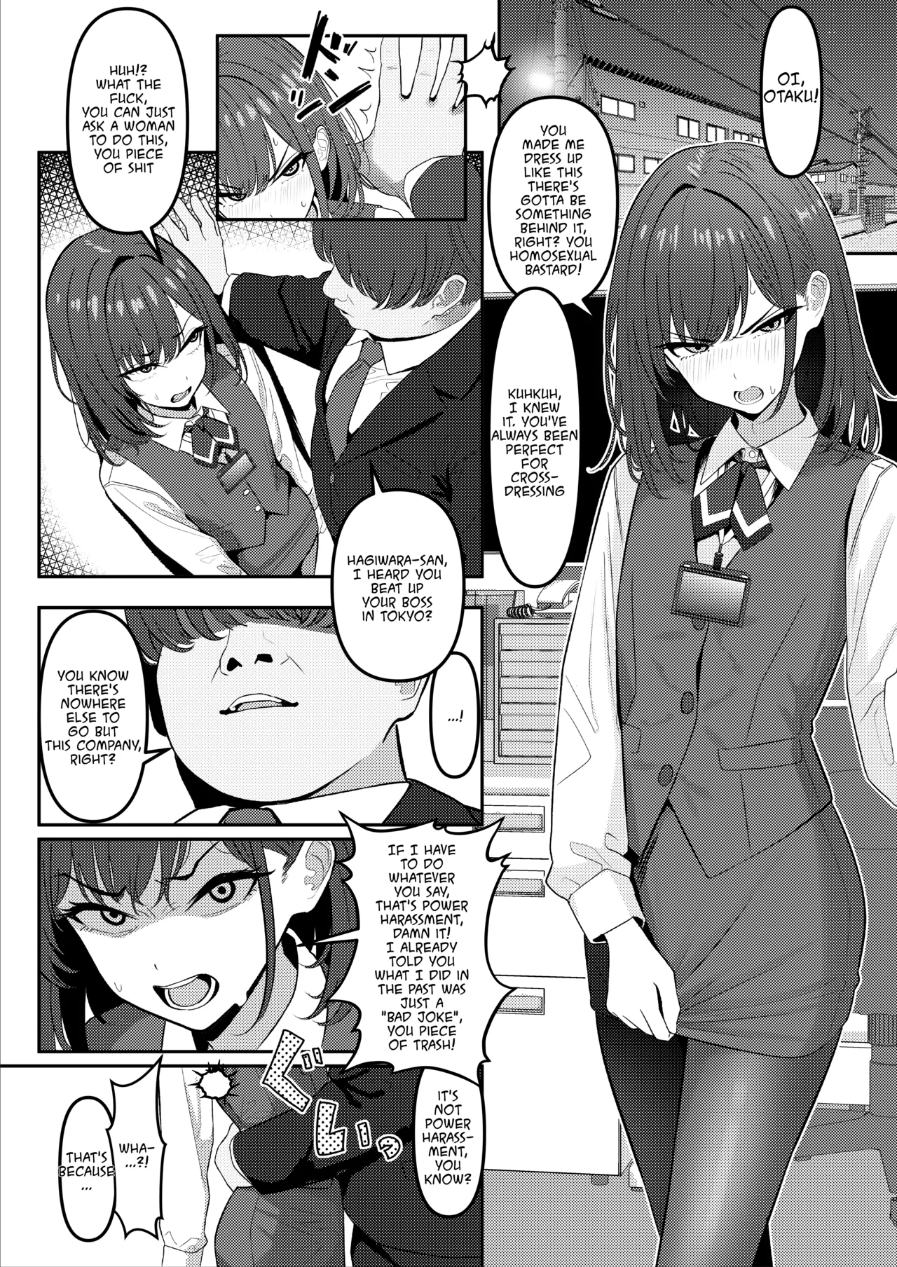 ① Gakusei Jidai, Boku o Ijimeteita Yankee ♂ ga Buka Toshite Haittekita Ken | A Yankee who used to bully me when I was a student, has joined as a subordinate [English] [Mk45 Translation]