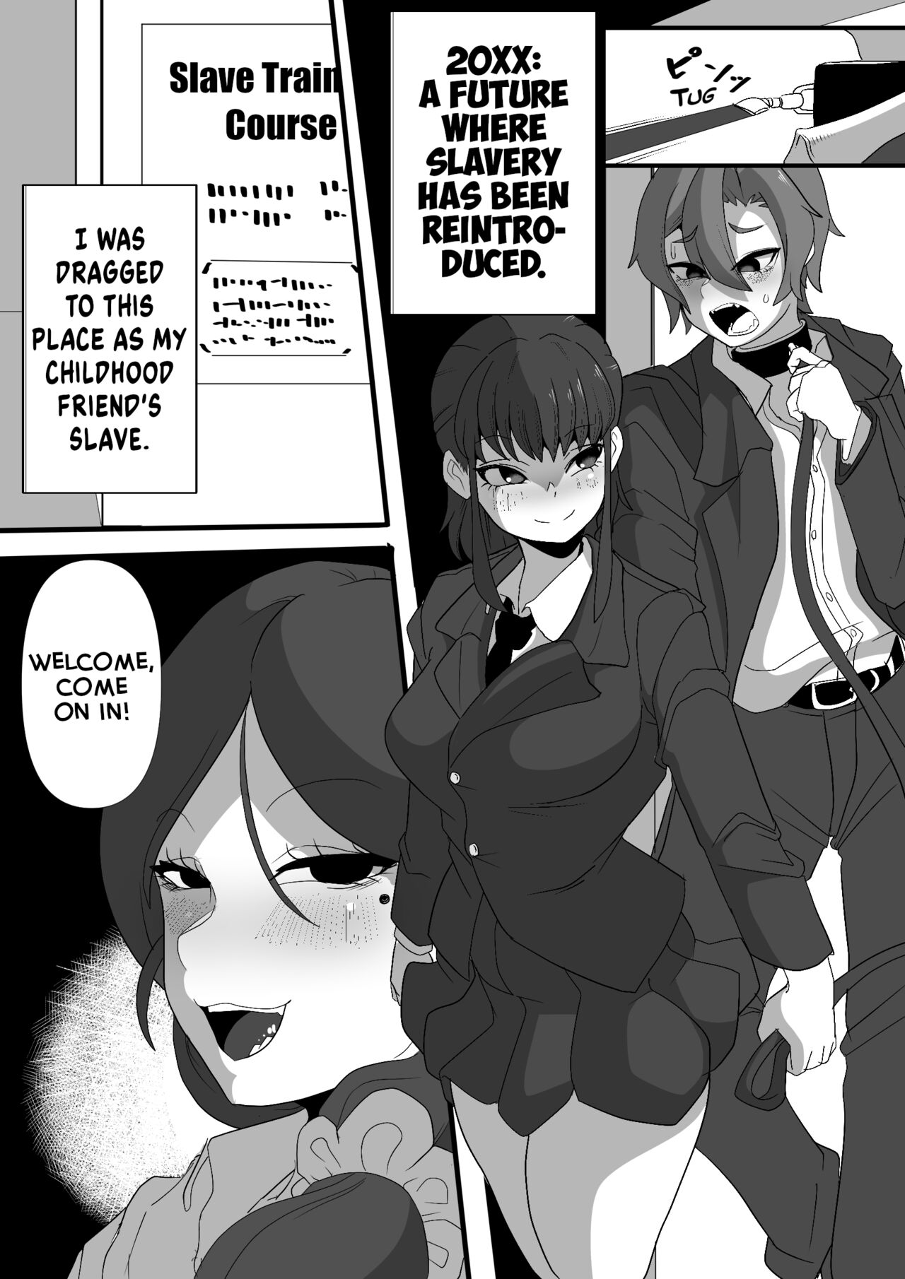 Osananajimi no JK ni Dorei to Shite Choukyou Sareru Hanashi | A Story About Being Trained as a Slave by Your JK Childhood Friend [English] [pixvoliv]