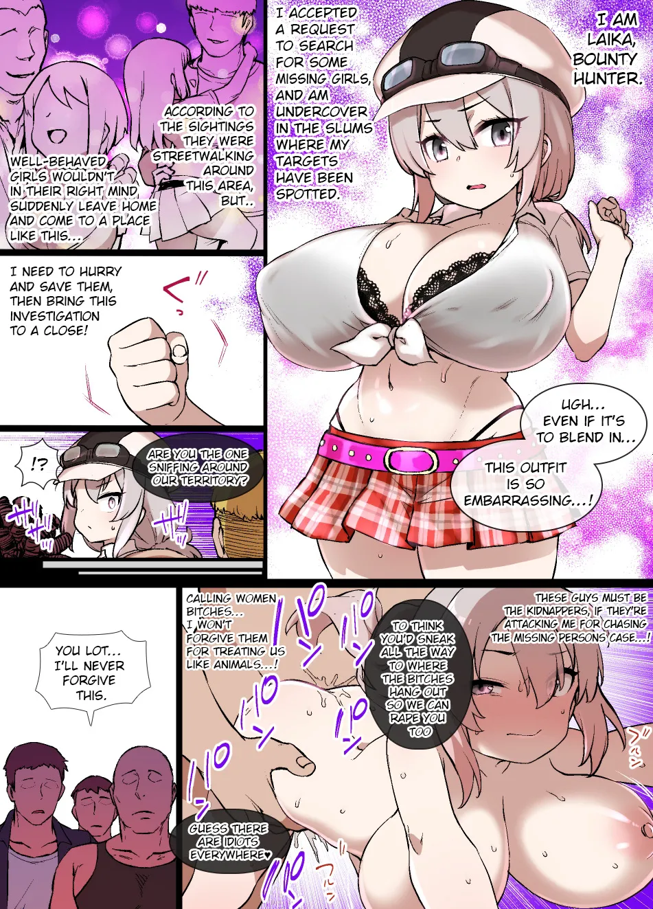 The Captured Hunter Reduced to a Prostitute | Torawareta hantaa ha shoufu ni ochiru