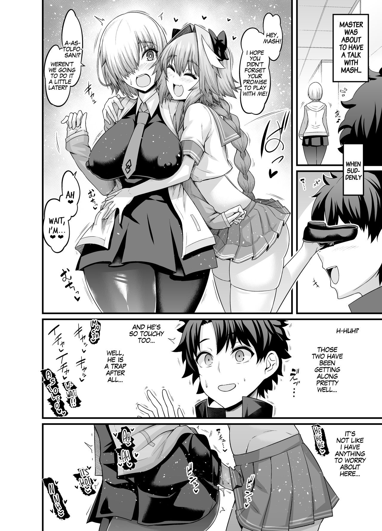 Mash, Astolfo to Nakayoku Naru (Fate/Grand Order) [English] [MegaFagget]