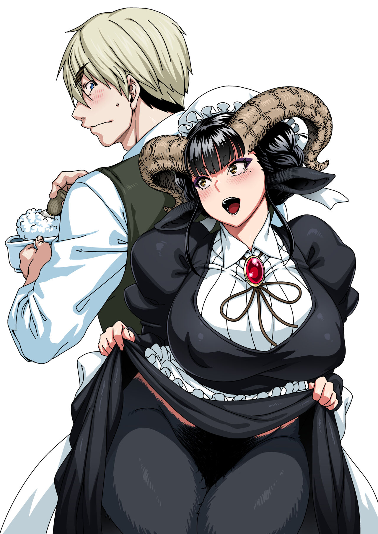 Koisuru Kuroyagi | A Black Goat Maiden's (Shaving) Romance