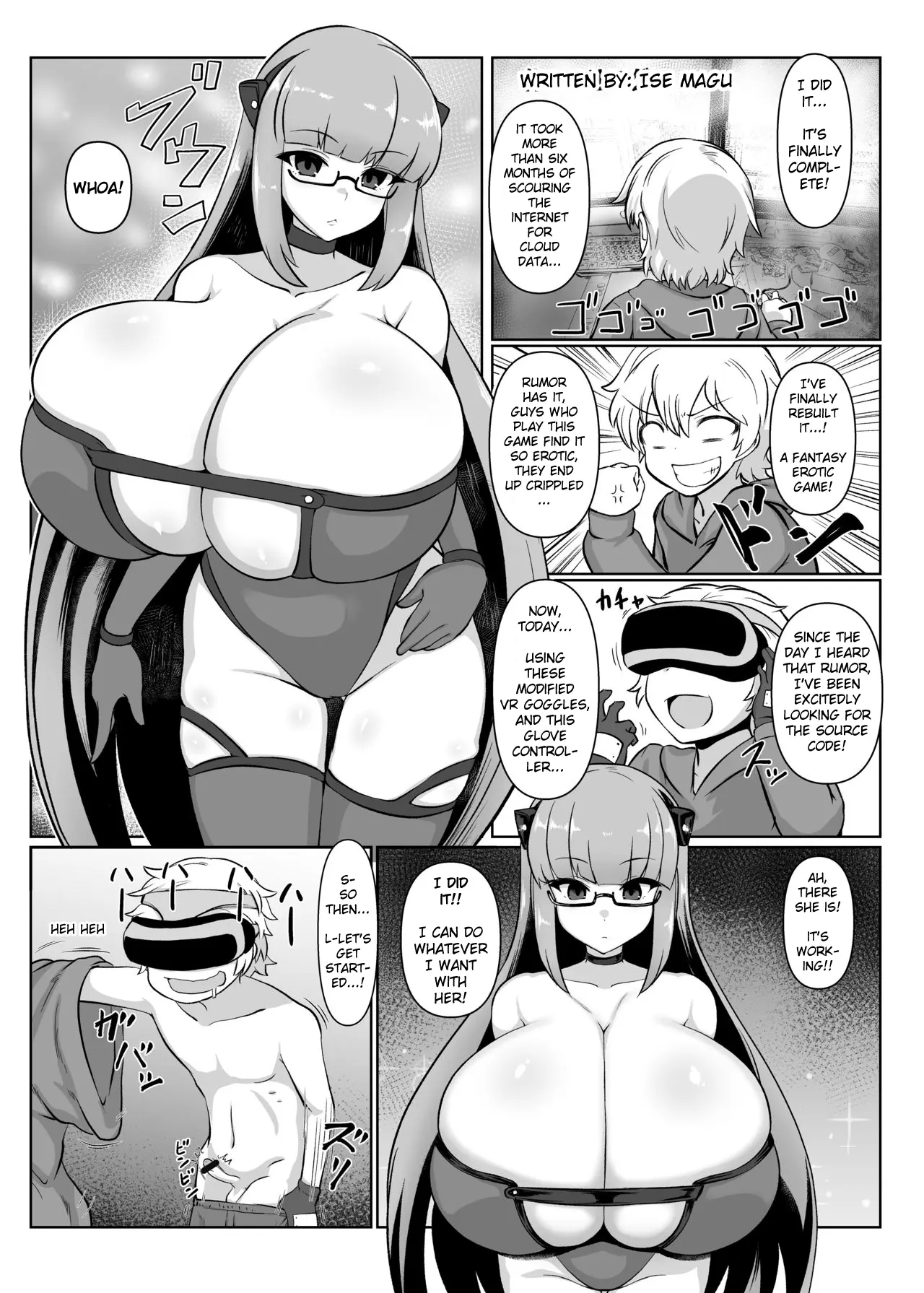 Maboroshi no VR Erogame (Paizuri Senmon Zasshi "Zettai Chichi Kyousha" Vol. 1)