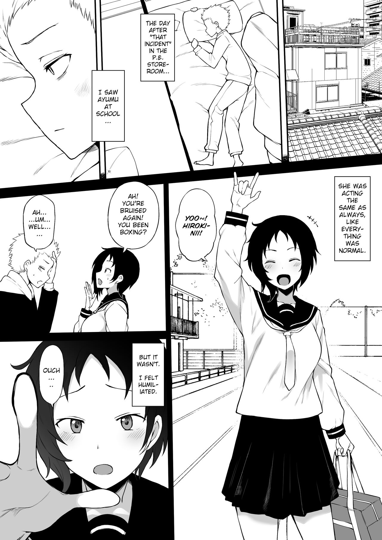 Kokujin no Tenkousei ni Haha o NTR ru Chapter 6 Part 1 [English][Bleached]