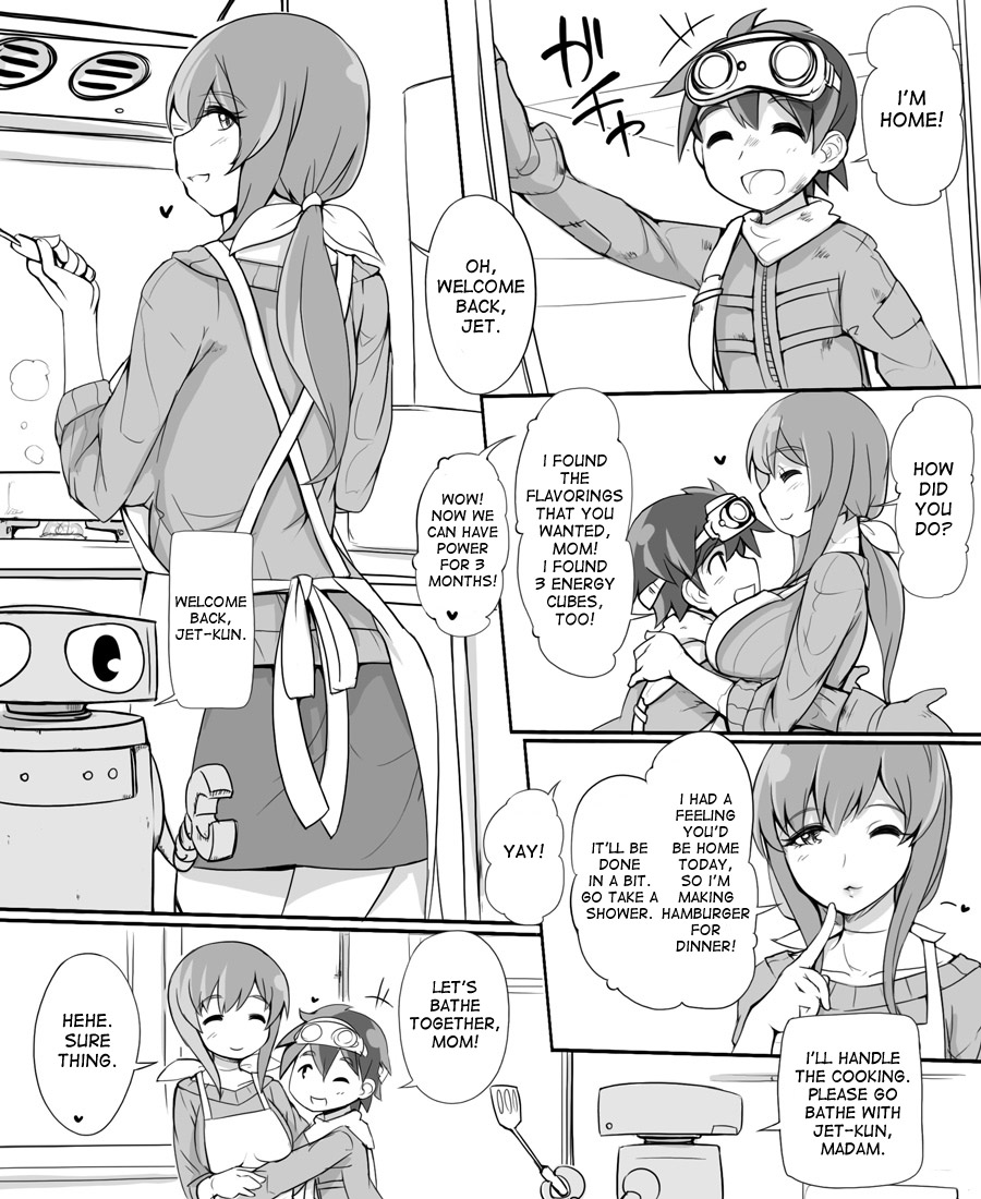 Shelter de Kurashiteru Shota no Hahaoya-yaku ga Koukinou Sexaroid [English] [desudesu]