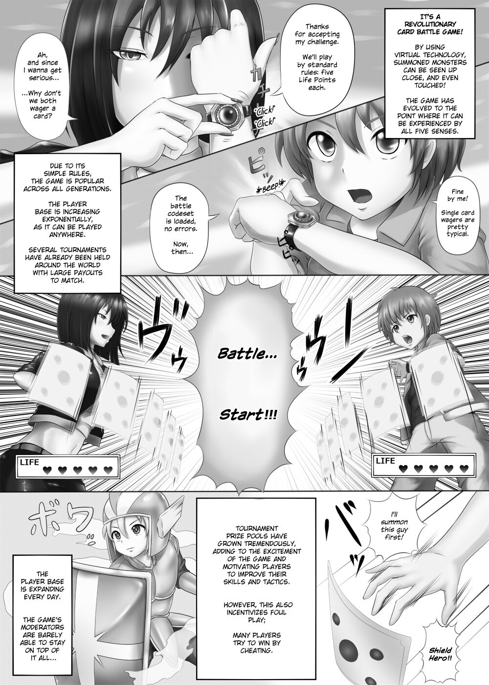 Lust Card (Card Battle de Monster Musume ni Okasareru Goudoushi 1 Nettou Hen) [English] [Thana]