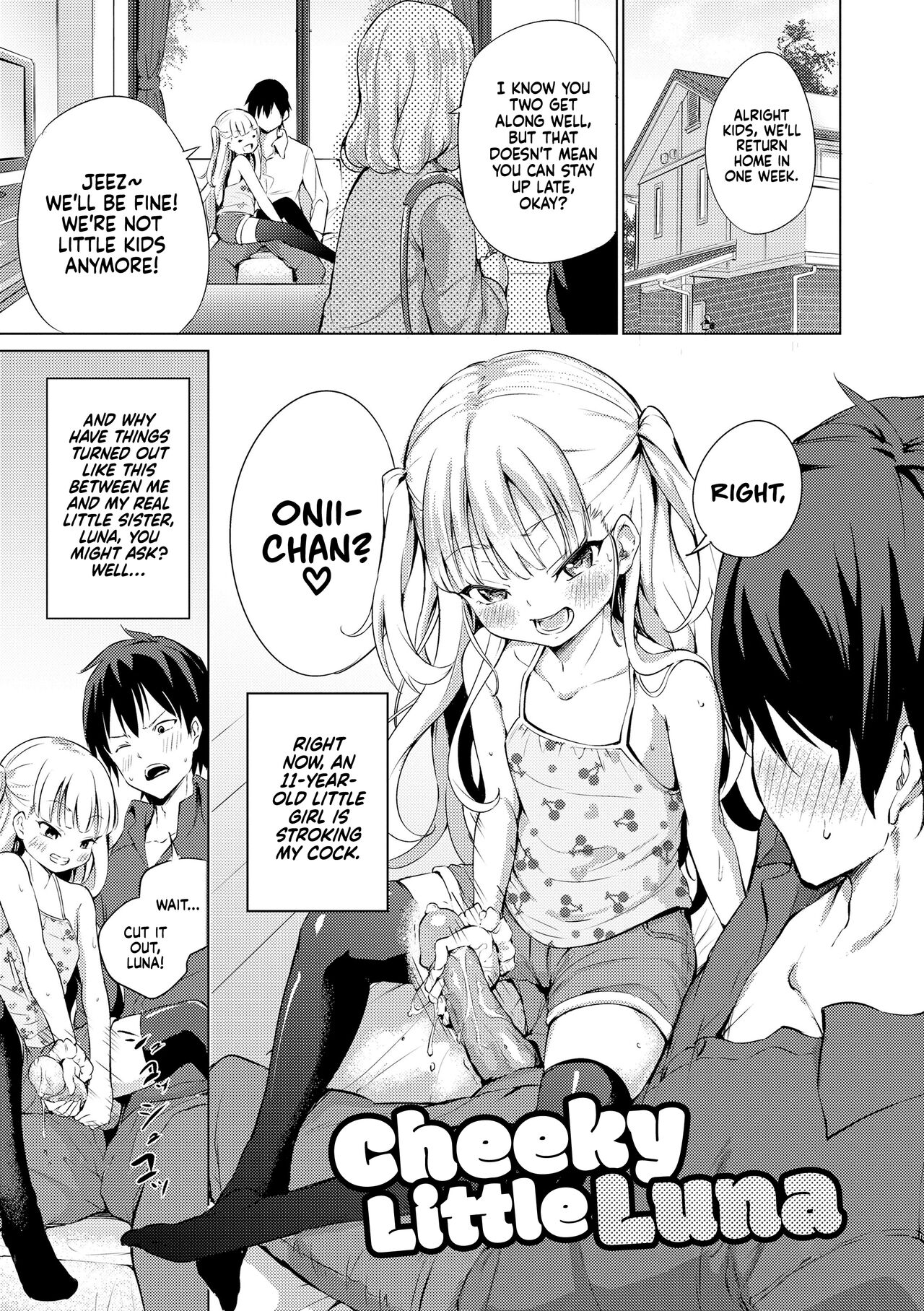 Namaiki Luna-chan | Cheeky Little Luna (Mesukko Daisuki) [English] [Mesugaki + Xzosk] [Decensored]