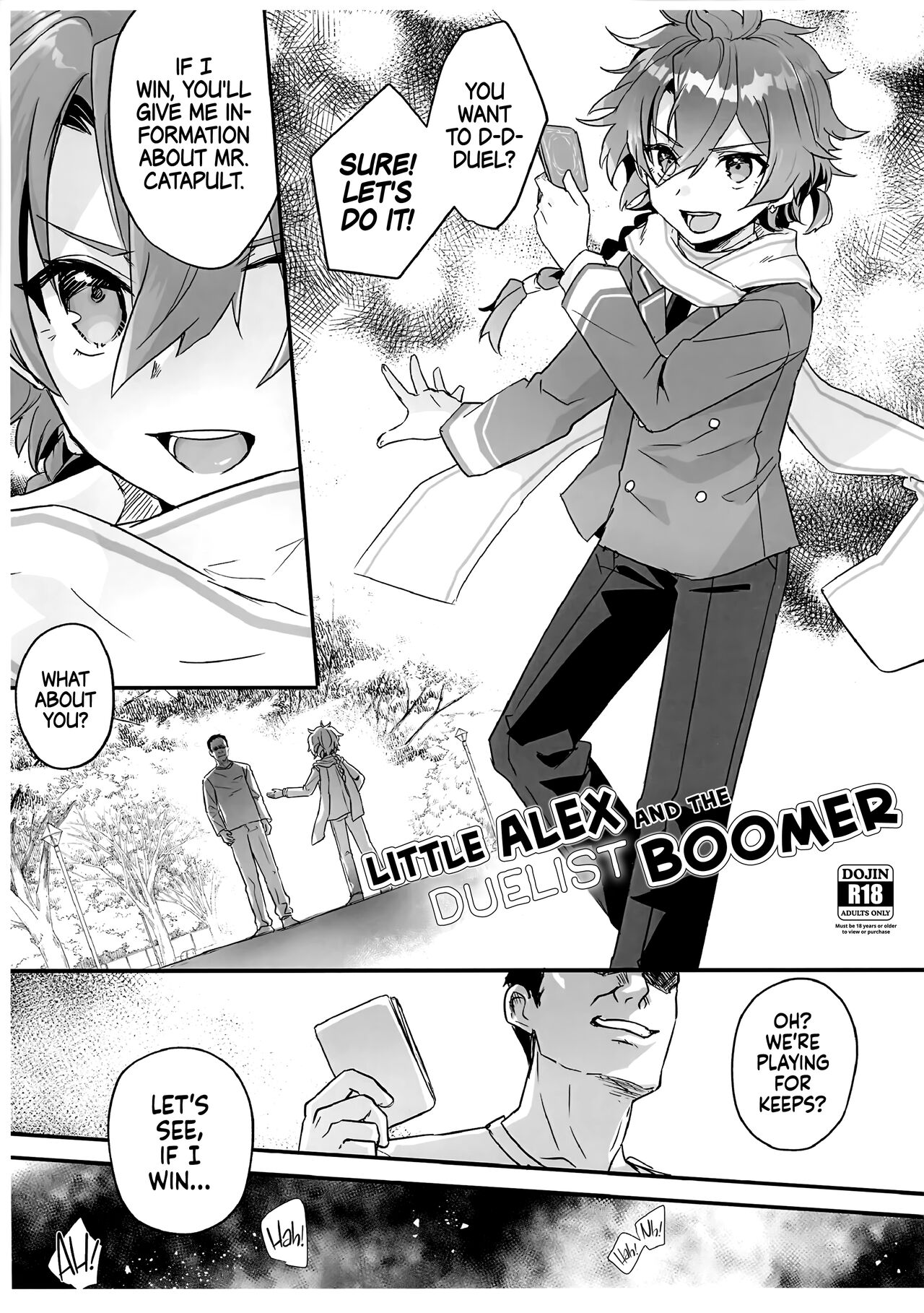 Areki-kun to Duelist no Oji-san | Little Alex and the Duelist Boomer (Fate/Grand Order) [English] [Pub Faggots]