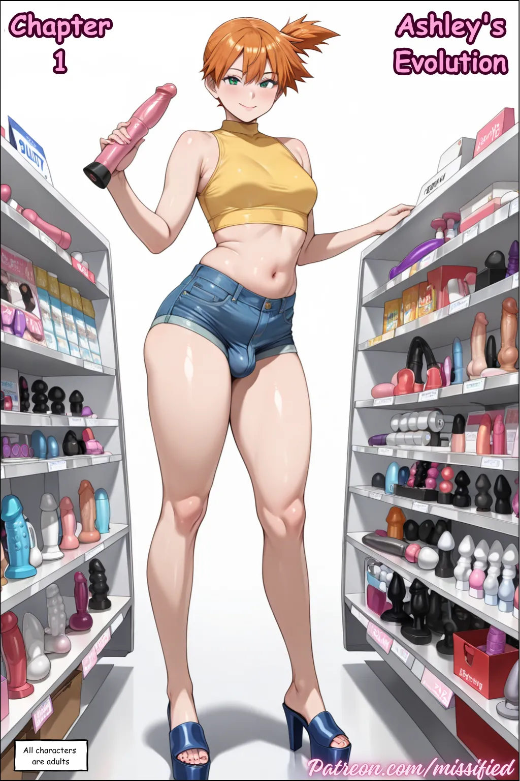 Ashey's Evolution - Chapter 1, 2 & 3 (Pokémon) [ai generated]