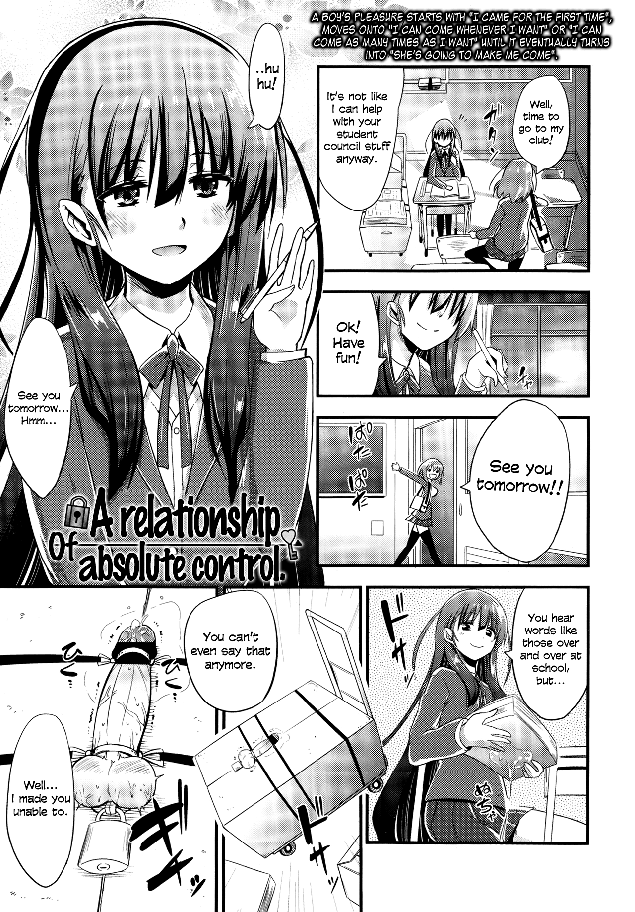 Kanzen Kanri no Kankei | A relationship of absolute control (Girls forM Vol. 04) [English] =LWB=