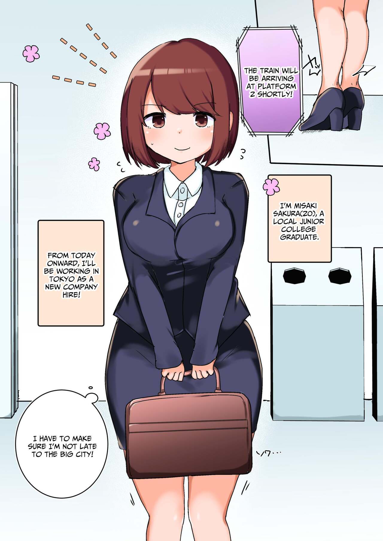 Sexual Harassment OK! Women-only Groping Carriage ~Rookie OL's Lesbian Corruption~ [English] [IXIA WORKS]