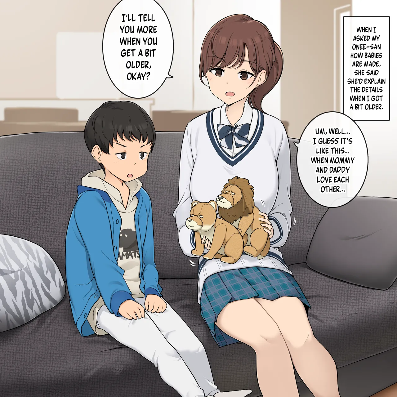 Kozukuri no Shikata o Dankai-teki ni Oshiete Kureru Onee-san | An Onee-san Who Teaches Me Step by Step How to Make a Baby