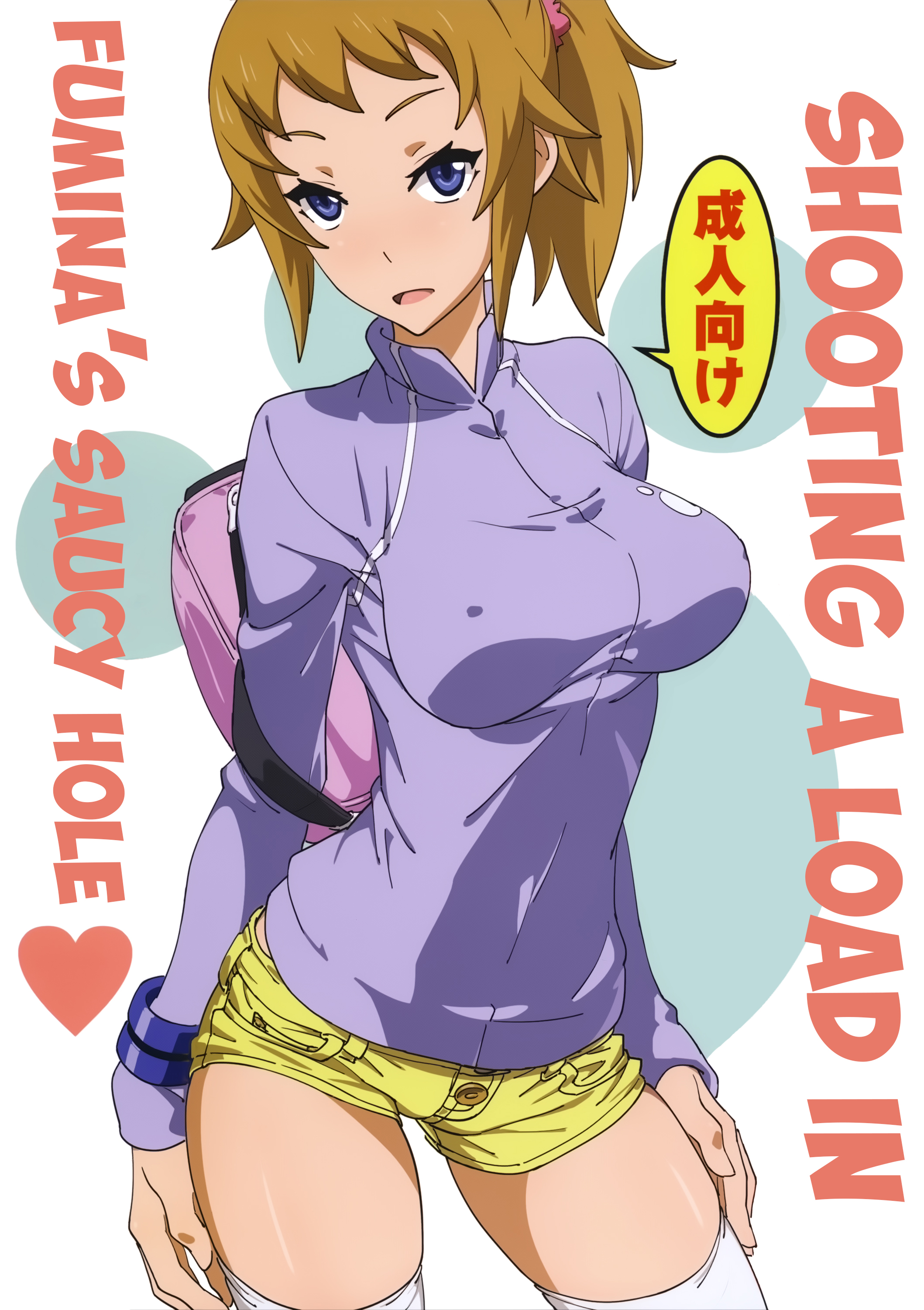 Fumina no Namaiki na Ana ni Pyu | Shooting a Load in Fumina’s Saucy Hole (Gundam Build Fighters Try) [English] =7beersago=