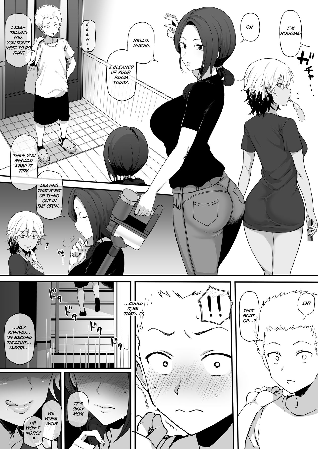 Kokujin no Tenkousei ni Haha o NTRru 4 Kuroi DVD [English][ChoriScans]