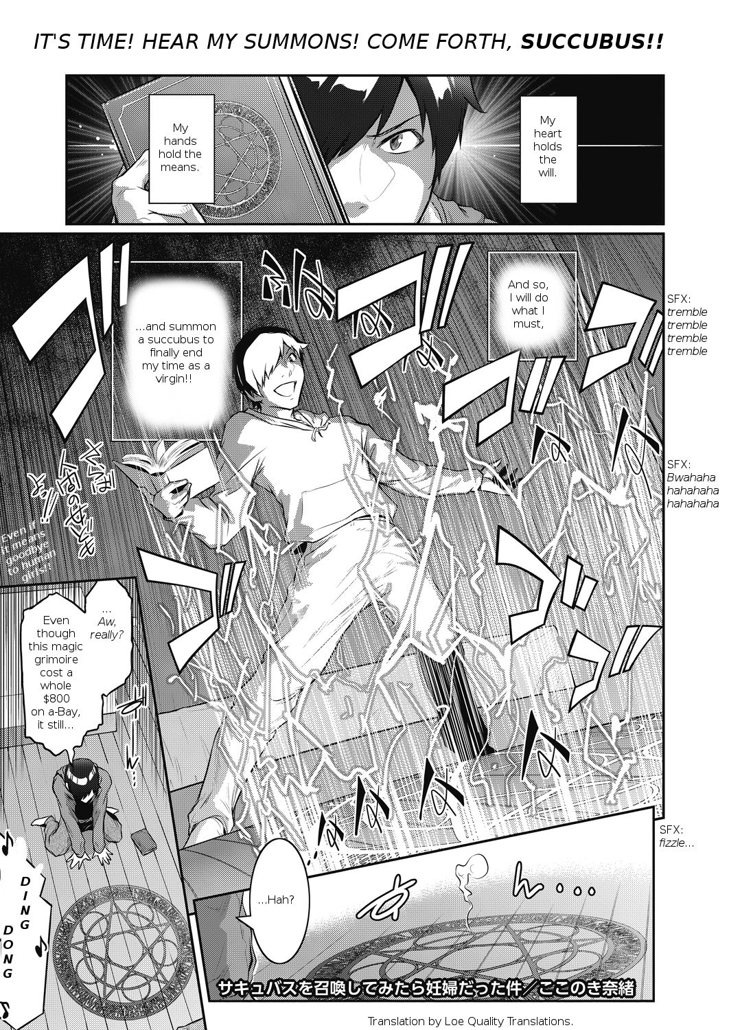 Succubus o Shoukan Shitemitara Ninpu datta Ken | I Figured I'd Try and Summon a Succubus, but...