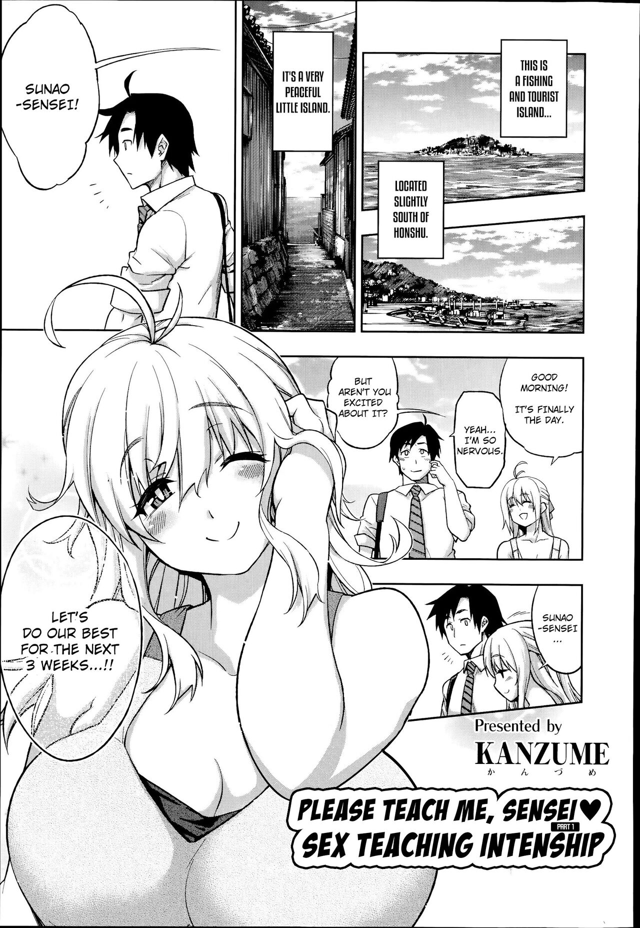 Oshiete Sensei ♡ Seikyouiku Jisshuu (Zenpen) | Please Teach Me, Sensei ♡ Teaching Internship (Part 1) (ANGEL Club 2014-07) [English] [adamar]