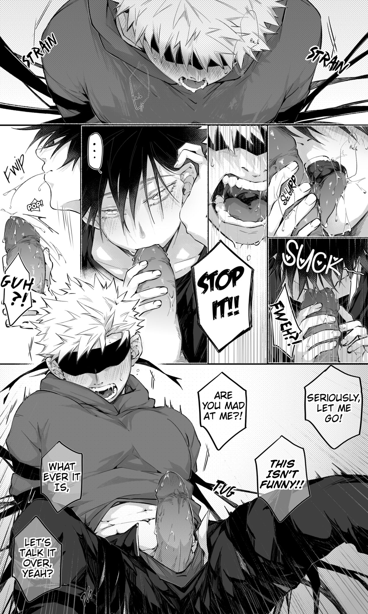 Megumi noncons and babytraps Yuuji (Jujutsu Kaisen)