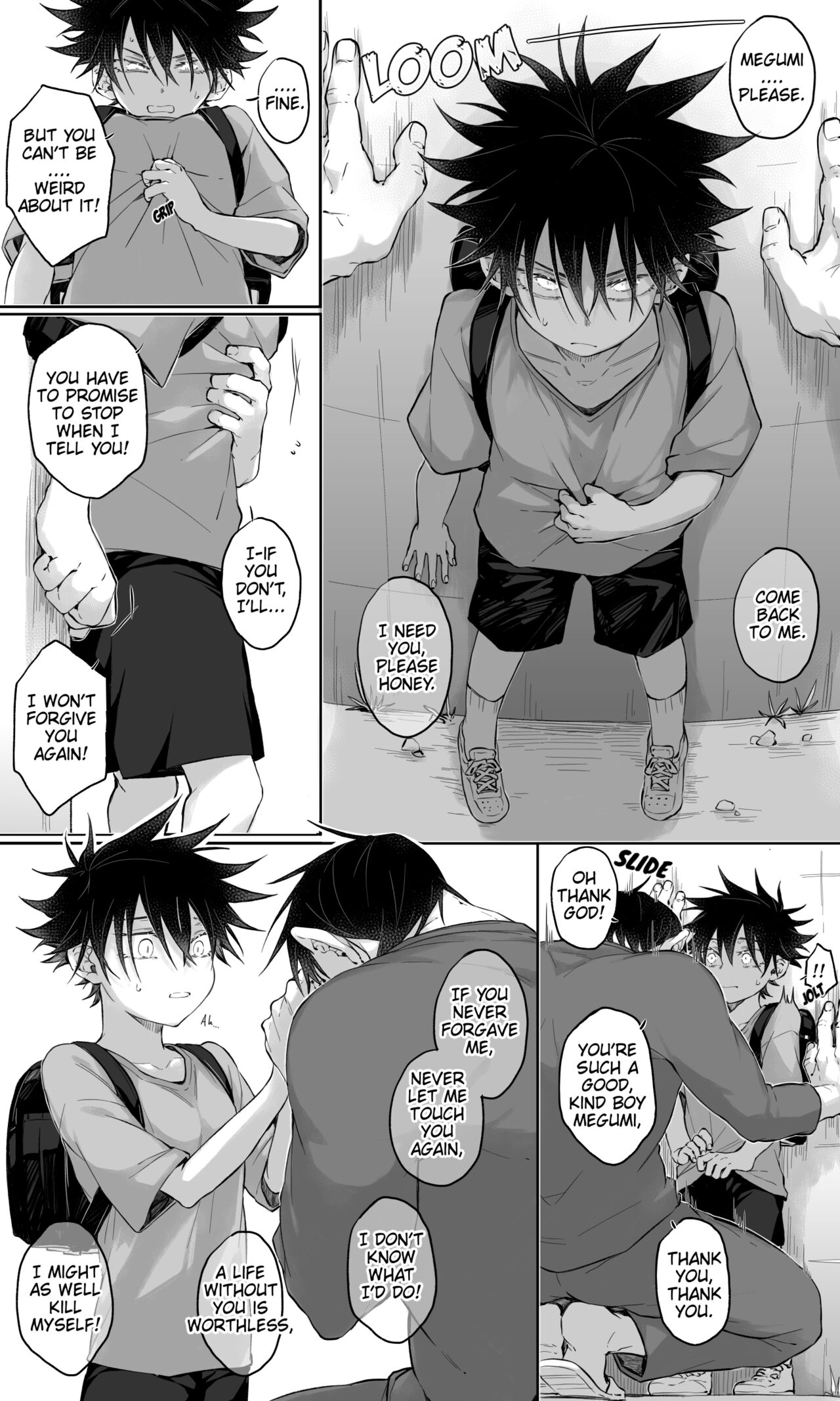 Shotagumi gets groomed and kinda kidnapped (Jujutsu Kaisen)