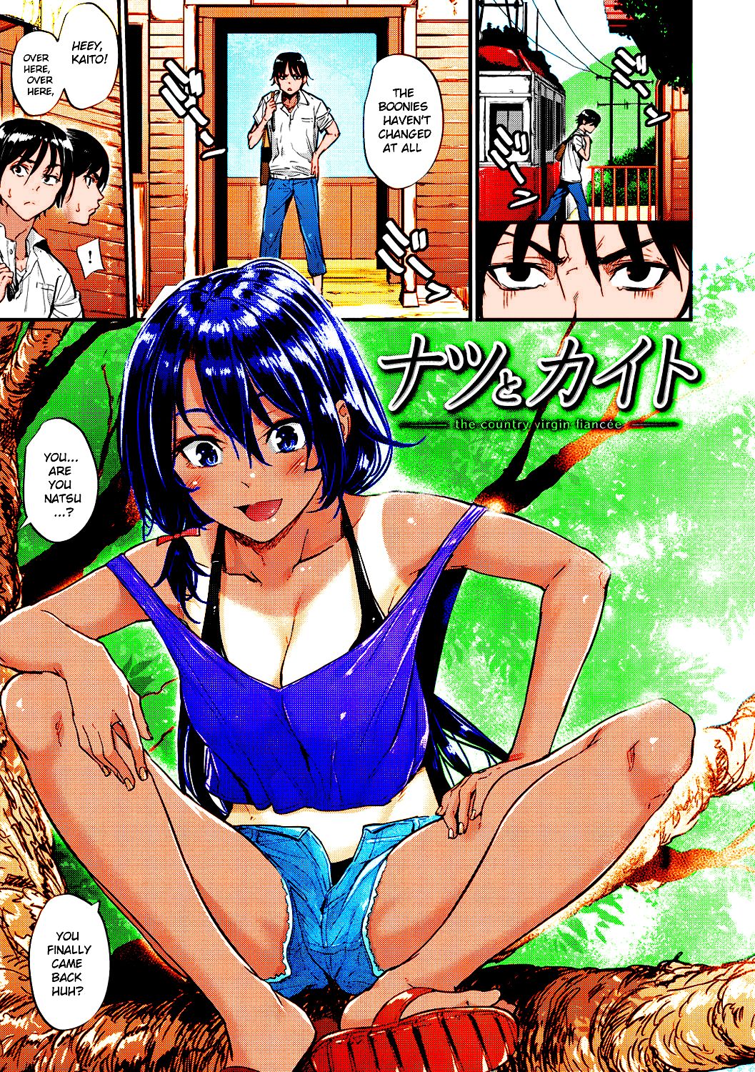Natsu to Kaito - the country virgin fiancée (Akujo Kousatsu) [English] [Colorized] [Decensored]