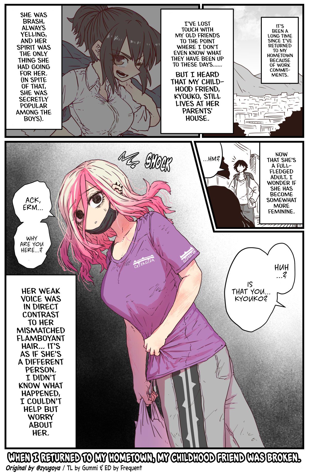 When I Returned to My Hometown, My Childhood Friend was Broken (Twitter+FANBOX)