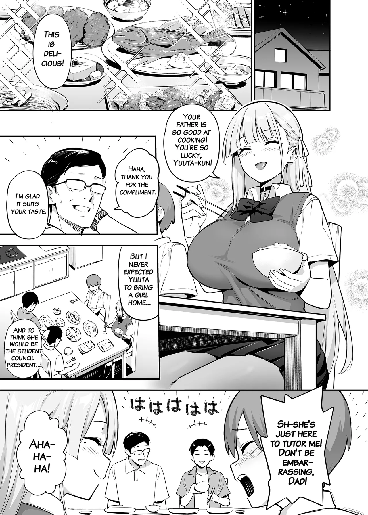 Akogare no Seitokaichou ga Kyonyuu Sugiru Ken 2 11-12 [English]